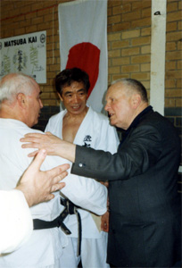 Vernon Bell (right) with Kanazawa sensei image