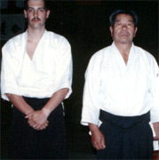 Sensei Snewin and Morihiro Saito